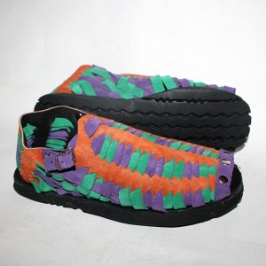 Orange, green & purple men's Treads